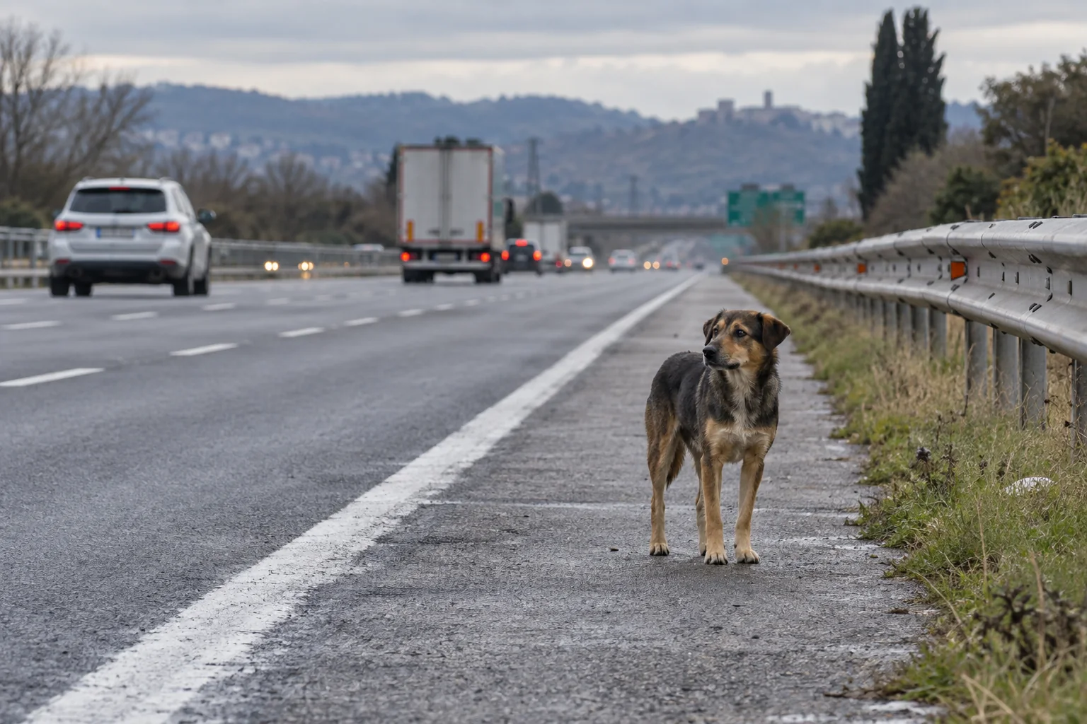Animale abbandonato per strada: come intervenire senza metterlo in pericolo